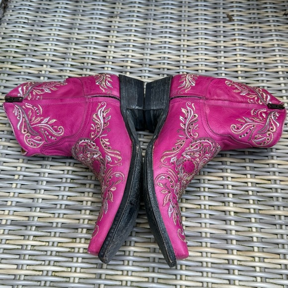 Old Gringo Pink Cowboy Skull Boots 9.5 NEW Dulce Calavera Stud - Picture 11 of 16